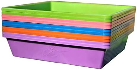 Bootstrap Farmer 1010 Trays Multicolor 10 Pack Extra Strength w/Holes Seed Starting Microgreens