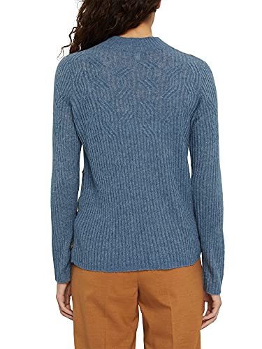 ESPRIT-Mit-Wolle-Pullover-mit-Zopfmuster