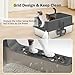 Stainless Steel Litter Box, Extra Large Litter Boxes for Big Cats, XLarge Metal Cat Litter Box with Lid, Anti-Urine Leakage XL Box with High Sides, Easy Clean, Non-Sticky, Scoop Included