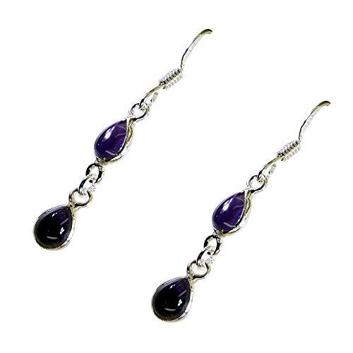 Améthyste boucles d'oreilles femme argent sterling le cadeau de février idéal