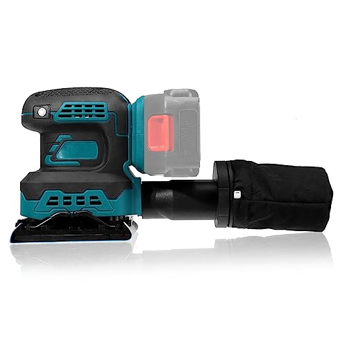 18V Brushless Electric Sander Cordless 3 Speeds Adjustable Square Wood Furniture Polishing Grinding DIY Power Tools For M Batetry