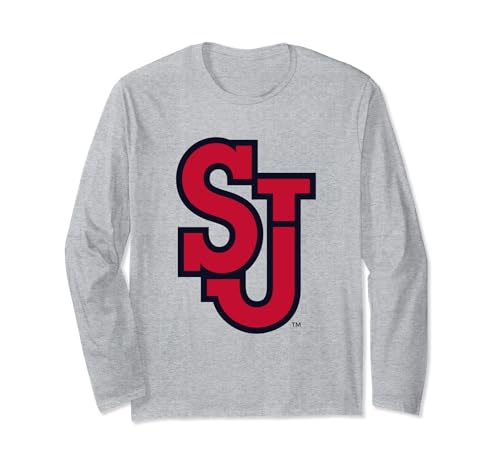 St. John's Red Storm Icon Logo Officially Licensed Long Sleeve T-Shirt