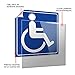 (Set of 4) Handicap / Disabled Wheelchair Accessible Sign | 6