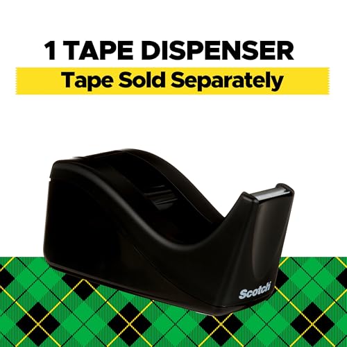 Scotch Desktop Tape Dispenser, Black Two-Tone, 1 Dispenser/Pack (C60-BK) - image 2