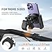 Miracase Motorcycle Phone Mount, [Support Video Recording] Bike Phone Holder, [Quick Lock] Bicycle Phone Mount Handlebar Cell Phone Clamp for Scooter, Friendly Compatible with iPhone Samsung Black
