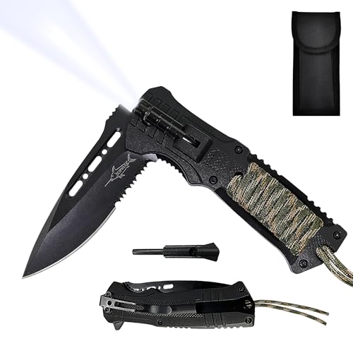 Valentine's Day & Birthday Gift for Him, Survival Pocket Knife