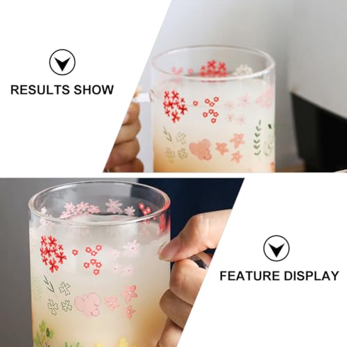 Vaso de jugo de fruta SEWACC de vidrio transparente resistente al calor para cocina 4