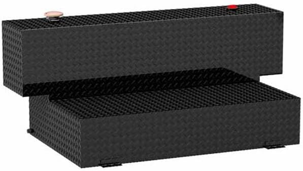 Replacement For DODGE RAM 1500 WITH CREW OR EXTENDED CAB YEAR 2009 HAMMERHEADSTYLE 100 GALLON LSHAPE TRANSFER TANK by Technical Precision