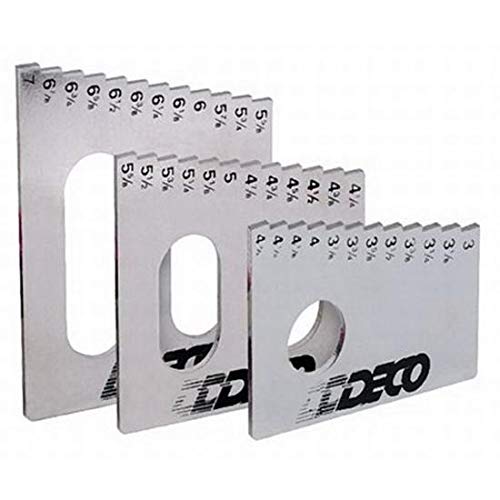 DECO FCompatible with Rame Height Steel Gauge Tool, Set of 3