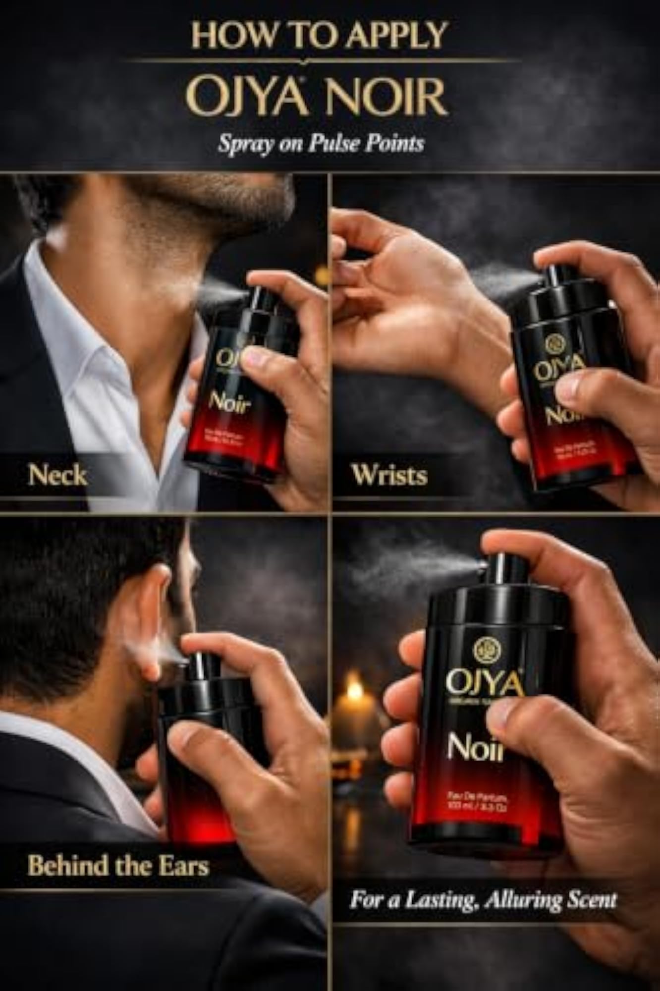 OJYA Organic Naturals Noir Eau De Parfum, 100 ml