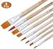 Produktbild Pinsel, Künstler Pinsel Set, 8 Stück Pinselset, Professionelle Künstlerpinsel für Ölgemälde, Perfektes Pinsel Set für Gemälde, Künstler, Acryl, Aquarell, Kreative Körperfarbe und Gouache Malerei