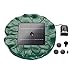 Produktbild Pontec 40280 PondoSolar Lily Island, grün - Solarwasserspielpumpe mit Akku, Wasserspiel, Solarfontäne, Solarstromsystem, Teich, Kleingarten
