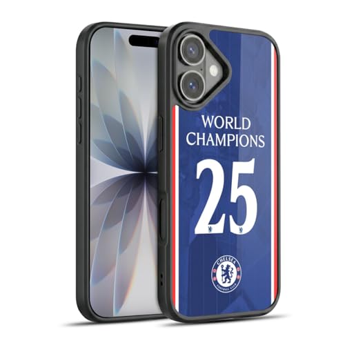 Coque Chelsea FC iPhone 17 gel renforcé antichoc maillot