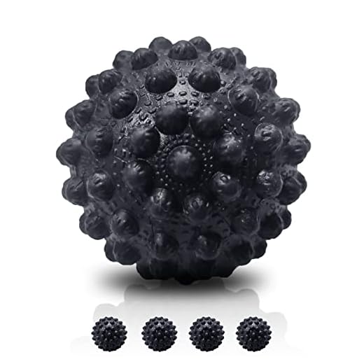 Foot Massage Ball Roller 4PCS Hard Solid Heat&Frozen Physical Therapy Small Lacrosse Ball Relief Plantar Fasciitis Myofascial Deep Tissue Trigger Point for Neck Shoulder Hands Legs Feet Muscle Pain