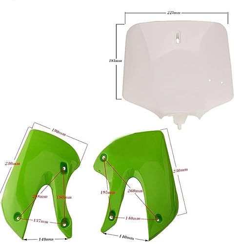 Garde-Boue Moto Orange pour Kit Carénage Plastique DRZ110 RM65