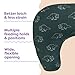 Boppy Nursing Pillow - Firm, Ergonomic U-Shaped Bottle and Breastfeeding Pillow with High Lift for Comfort and Support, Spacious Surface - Forest Green Dinos