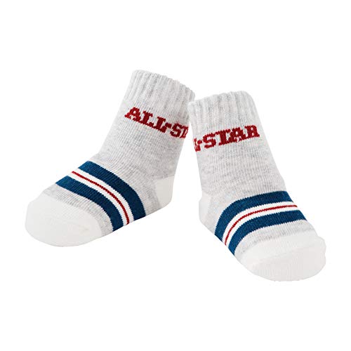 Mud Pie Baby Boys' All Star Stripe Socks, 0-12 Months