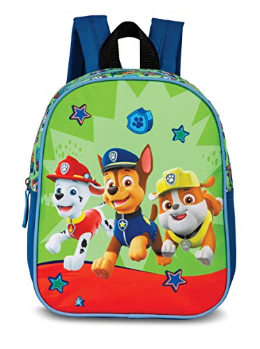 Preisvergleich Produktbild nickelodeon Paw Patrol Kinderrucksack Rucksack 3-6 Jahre blau grün