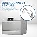 Danby DDW631SDB Countertop Dishwasher, Stainless