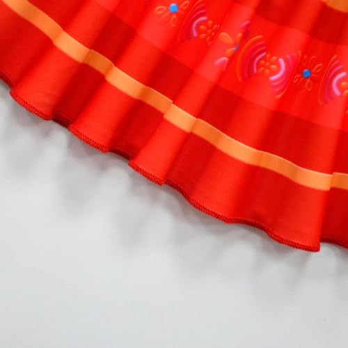 Image of 2PCS Girls Princess Swimsuit Two Piece Toddler Bikini Set Ruffle Bathing Suit Swim Wear Dress Up, 4-5T, Eorange