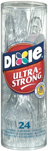 Dixie Ultrastrong Plastic Cutlery Combo, 24 Count