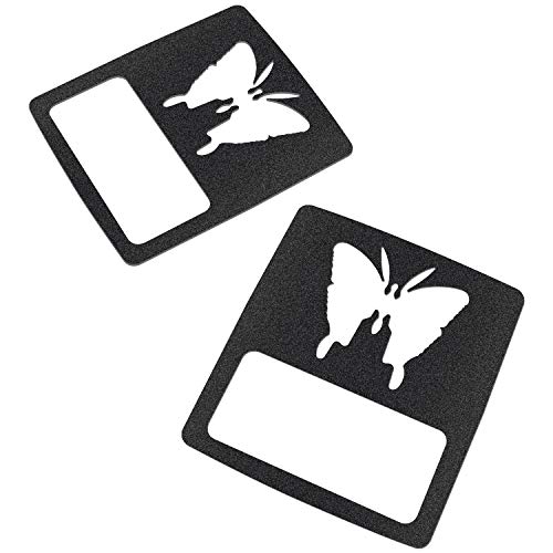 image for Bonbo Matte Black Taillight Cover Butterfly Style Taillight Guard Cove