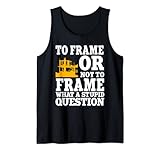 Hombre Funny Framer Clothing Woodworker Carpinterers Construction Camiseta sin Mangas