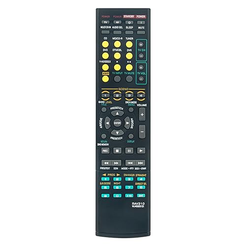 Télécommande de rechange pour récepteur audio/vidéo Yamaha RX-V461DAB modèle RAV310