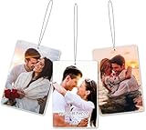 [Customized car fragrance cards with pictures] Click "Customize Now" to easily upload your photos and enter the text you want to engrave on the car fragrance card. This fragrance card can present different personalized images on the front and back, m...