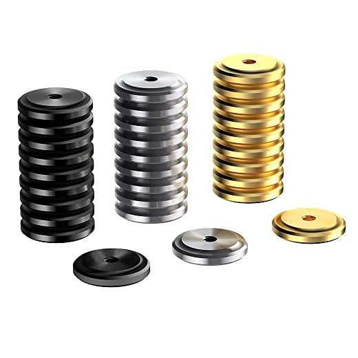MILAEM Bogenschießen Stabilisator Gewicht Gegengewicht Kit Balance Gewicht für Recurve Bow Compoundbogen (2oz) 13 BICASTER Stabilisatorgewichte für Bogenschießen, Edelstahl, insgesamt 284 g, Schwarz