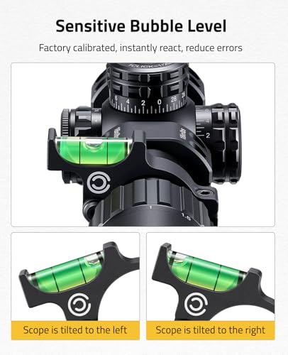 CVLIFE Scope Level, 30mm Scope Rings 1 in Ring Center Height for Tubes - image 5