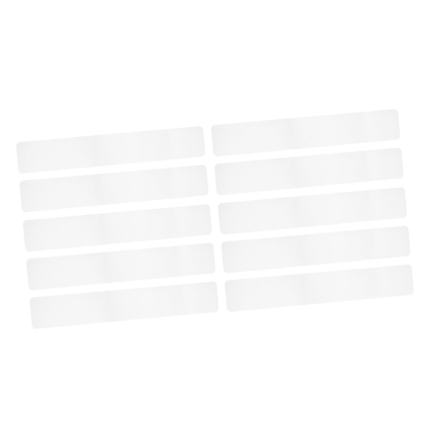 Sewroro Tiras Antideslizantes para Suelo Transparentes Cinta de Seguridad para Ducha y Escaleras Autoadhesivas 15x61 Cm Peva 10 Unidades, Uso en Baño y Hogar