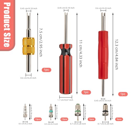 Kit de 39 Piezas para Válvula de Aire Acondicionado Automotriz miniatura 2