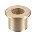 uxcell Flange Sleeve Bearings 8mm Bore 12mm OD 12mm Length 16mm Flange Dia 2mm Flange Thickness Sintered Bronze Self-Lubricating Bushing 4pcs