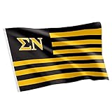 Sigma Nu Nation Fraternity Flag Greek Letter Use as a Banner Large 3 feet x 5 feet Sign Decor Sig Nu