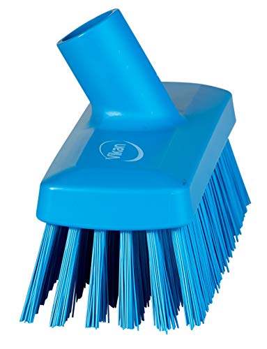 Vikan 70423 Compact Wall/Deck Scrub - Hard - Blue - Image 2