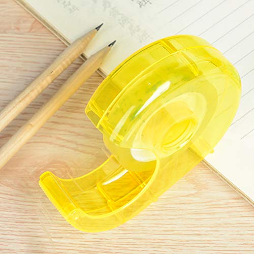 TOPBATHY 5 peças dispensador de fita de mesa assento de fita adesiva invisível (cor aleatória)