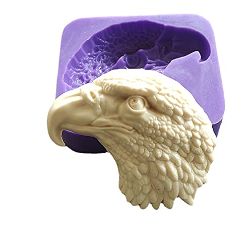 Eagle Head Silicone Molds,Halloween Bird Animal Fondant Molds, Chocolate Mold Candy Silicone Mold Resin Soap Mold Candle Mold #TOP3