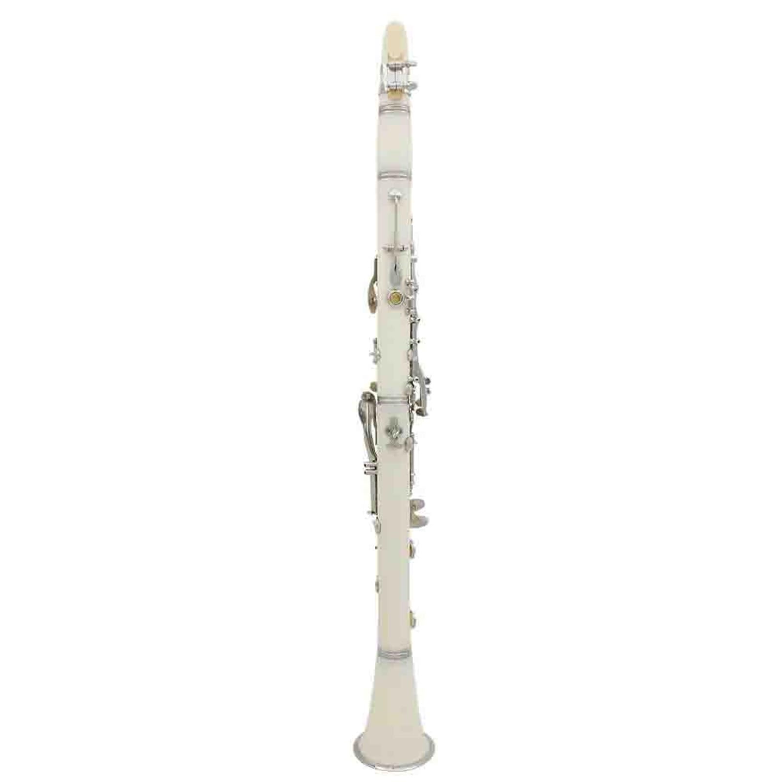 Instrumento Musical Clarinete Clarinete Sib 17 Llaves Plateado Profesional Con Accesorios