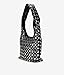 Imagen de BOSANOVA Bolso de Hombro pequeño Tipo Hobo para Mujer con Diferentes tachas metálicas por Todo el Bolso y asa de Hombro