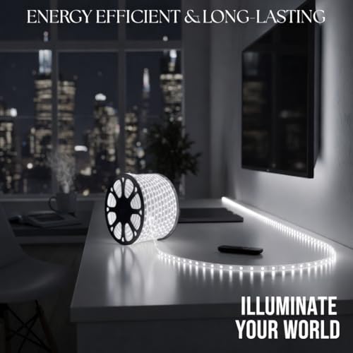 Image of 15 Meter Waterproof LED Strip Light White | Bright LED Strip Light, Waterproof Rope Light, False Ceiling Lighting, Living Room Decor, Home Decoration Lights