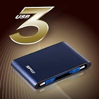 Silicon Power SPO20TBPHDA80S3B Externe Festplatte 2TB (6,4 cm (2,5 Zoll), USB 3.0) blau – Ansicht 2