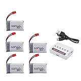 accesorios muy recomendados zmigrapddn Rentable 3.7V 1000mAh 102542 Batería Compatible con Syma X5HC X5HW X5UW X5UC RC Quadcopter Batería con Cargador Repuesto para Drones ( Color : Red , Size : China )