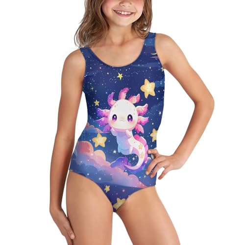 Image of JEOCODY Swimsuit for Girls One Piece Bathing Suit for Teens Crossback Hawaiian Beach Swimwear