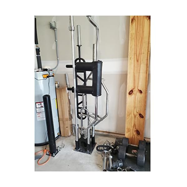 Barbell Holder Floor Stand Barbell Storage Rack Fit for 1" and 2" Olympic Bars, Hex Bars Trap Bars Curl Bars Triceps Bars,Holds 5 Bars - Image 5