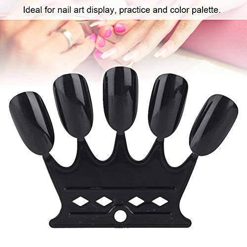 Sonew 50Pcs Nail Sticks para Práctica y Display miniatura 4