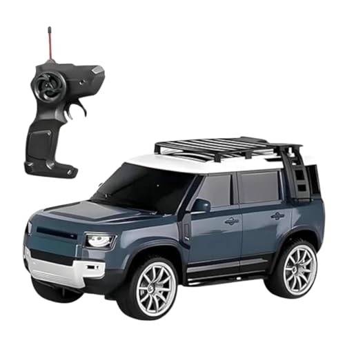 Image of Defender Remote Control Car with Extra Battery and Screw Driver for Kids |Long Battery Backup RC SUV with LED Lights & Smoke Effect | USB Rechargeable Toy Vehicle for Boys & Girls