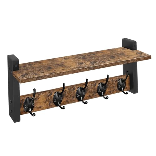 MotiveTech Perchero de Pared con Estante