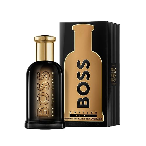 BOSS Bottled Elixir - Parfum Intense for Him - Woody Fragrance with Notes of Incense, Vetiver and Cedarwood - High Longevity - 100ml - Image 3