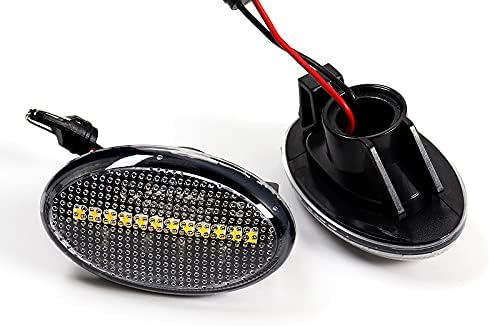 HYPERSPEED Luces de posición laterales delanteras, conjunto de lámpara de señal de giro, 2 unidades, apta para Mercedes Benz Metris Vito Clase V Van